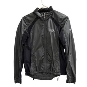 MOUNTAIN HARDWEAR Windbreaker Jacket Black Gray Size Small